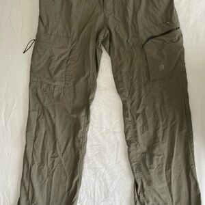 Mountain Hardware climbing pants - Olive Green - women’s hiking pants